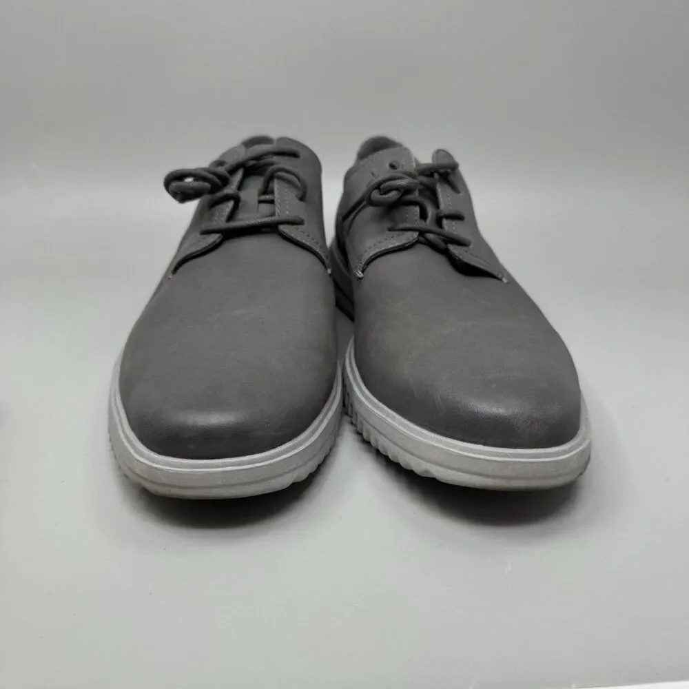Cole Haan Grand+ Plain Toe  Nubuck Gray Casual Dress Shoes Mens 10.5